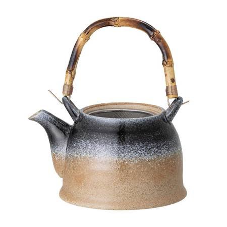 Aura Teapot w/Teastrainer, Blue, Porcelain