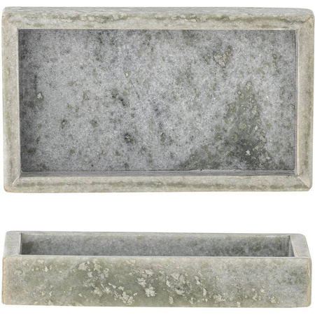 Majsa Tray, Green, Marble
