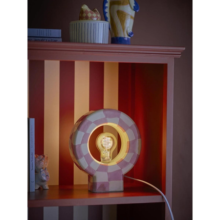 Vialini Table lamp, Rose, Stoneware