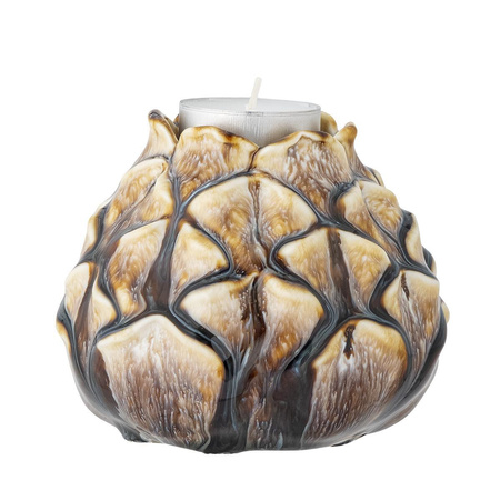 Świecznik Ozdobny Bloomingville CATHIE brązowy