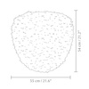 UMAGE EOS EVIA LARGE lampshade white size L