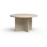 Stół HKLIVING ROUND beżowy rozmiar Ø130 cm