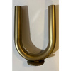 MADAM STOLTZ PIPE brass double vase (outlet)