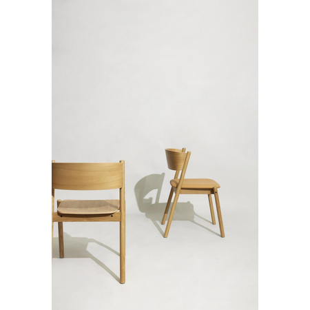 Oblique Dining Chair Natural