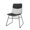 Wire chair comfort kit dark grey