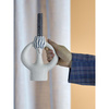 Hatty Candle Holder, Blue, Stoneware
