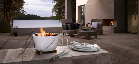 EVA SOLO white porcelain table grill