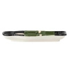 Feast Serving Plate, Green, Stoneware