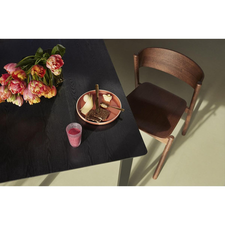 Oblique Dining Chair Brown