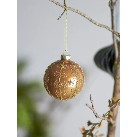 Ciri Ornament, Gold, Glass