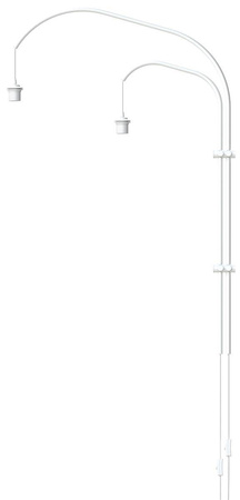 Double arm for wall lamp UMAGE WILLOW white