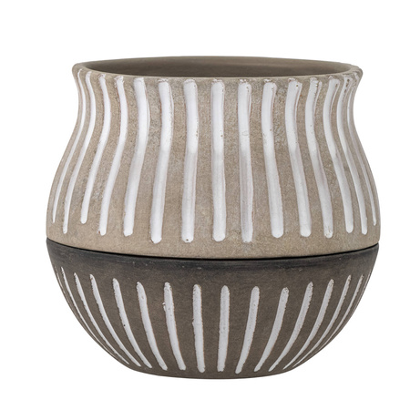 BLOOMINGVILLE NELIYA flowerpot gray