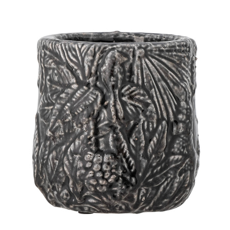 BLOOMINGVILLE NIKOU black flowerpot
