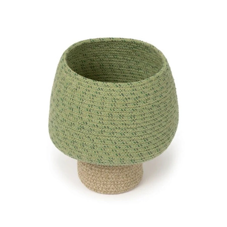 Kosz Lorena Canals TREE zielono beżowy