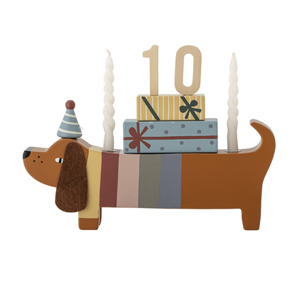 Charlie Birthday Decoration, Brown, FSC®100%, Lotus