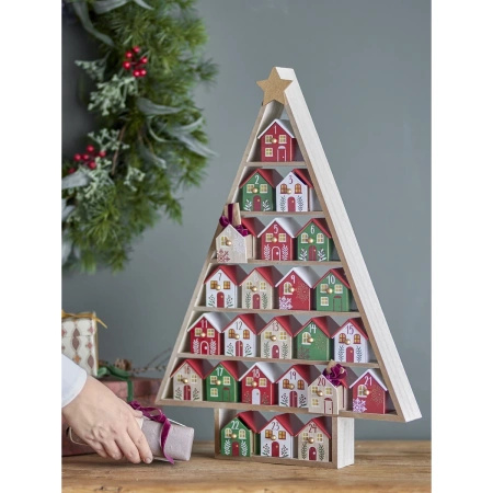 Calvin Calendar, Red, MDF