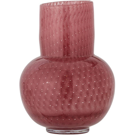 Roscoe Vase, Rose, Glass