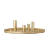 Świecznik na 7 świec Bloomingville MAXIME złotych