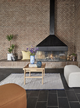 HÜBSCH CUBE coffee table natural