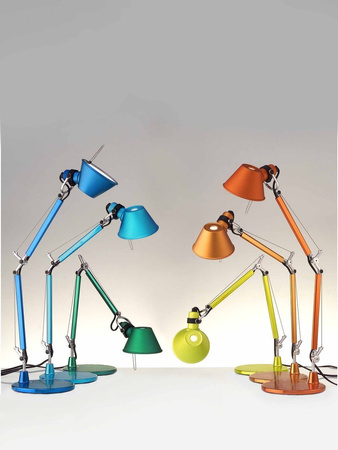 ARTEMIDE Tolomeo Micro desk lamp blue