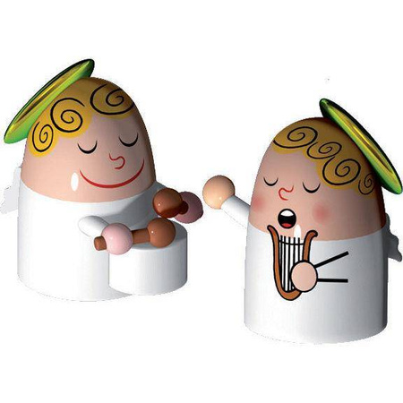 Dekoracja świąteczna ALESSI Presepe Angels Band wielokolorowa