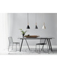 NORDLUX PURE black pendant lamp, size 20 cm