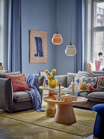 Lampa Wisząca Bloomingville MOTELLA szara