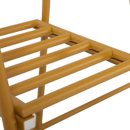 Clothing rack with hanger/hook set, ginger orange