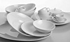 Deep plate ALESSI Mami white