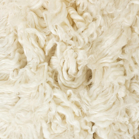 Puszysty okrągły dywan hkliving CIRCLE biały rozmiar 250x250 cm