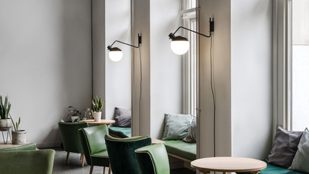 Baluna Group wall lamp black