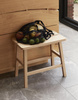 HÜBSCH GROUND stool natural