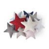 Dywan bawełniany Lorena Canals TRICOLOR STARS szary 160 x 120 cm