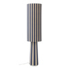 Emmie Floor Lamp, Blue, Polyester