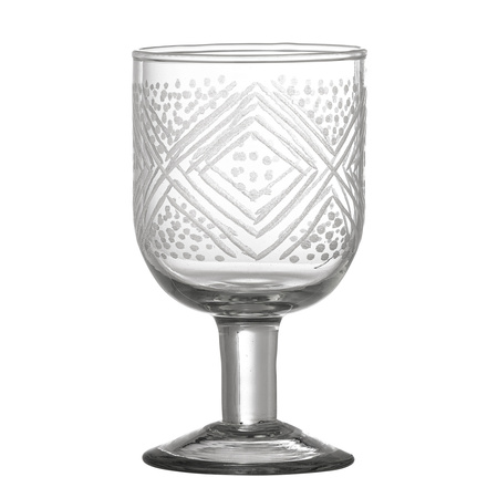 Kiyomi Wine Glass, Clear, Recycled Glass