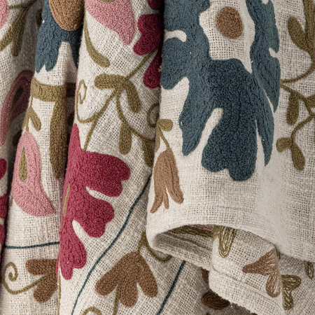 Ceva Throw, Rose, Cotton