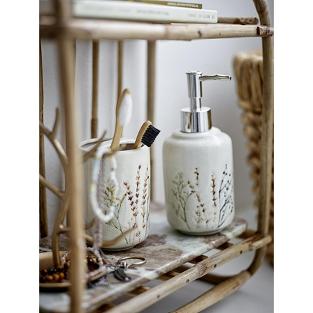Bea Soap Dispenser Set, Nature, Stoneware