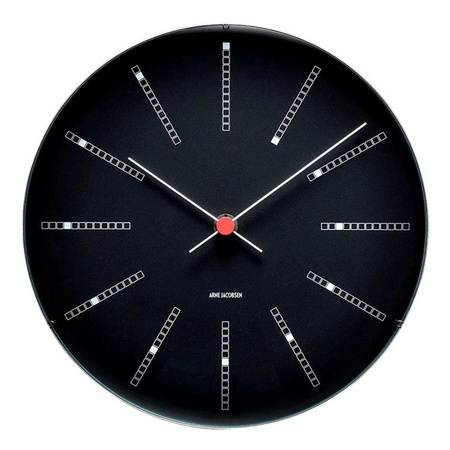 Bankers Wall clock Ø21 cm black