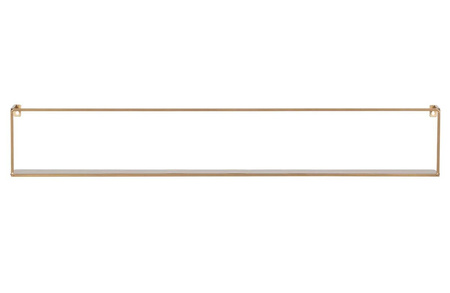 Półka Woood MEERT złota 100 cm (outlet)