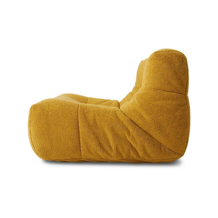 Lazy Lounge chair fluffy, ochre
