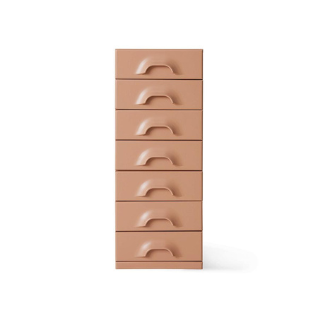Chest of 7 drawers, blush