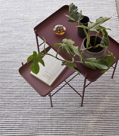 Ceramic flowerpot HÜBSCH CAPRI beige size L