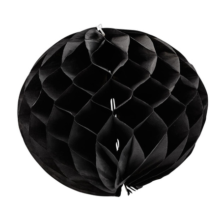 BLOOMINGVILLE Paper Christmas Decoration Bauble Size M Black