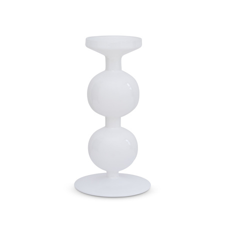 Świecznik UNC BULB biały 25 cm