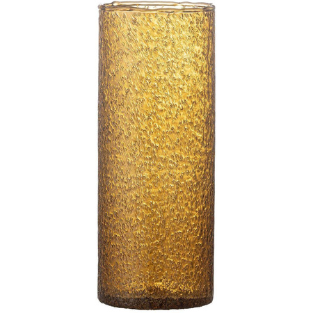 Zenta Vase, Brown, Recycled Glass
