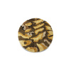 Fluffy round rug dunes (145x145cm)