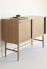 Wooden chest of drawers HÜBSCH OAK natural
