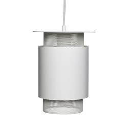 Lampa wisząca Hübsch FIRESIDE WHITE biała