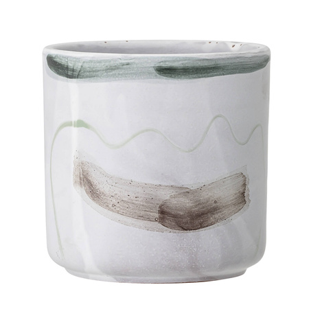 Doniczka Bloomingville AZURA biała