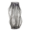 Tulla Vase, Grey, Glass